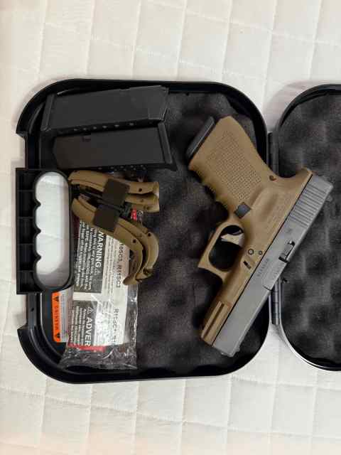 Glock 19 FDE Poly DAT trigger