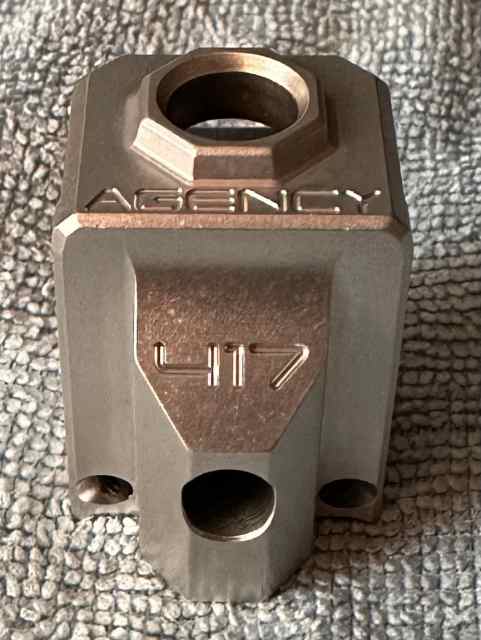 AGENCY ARMS 417 COMPENSATOR GLOCK GEN 3 COMPATIBLE