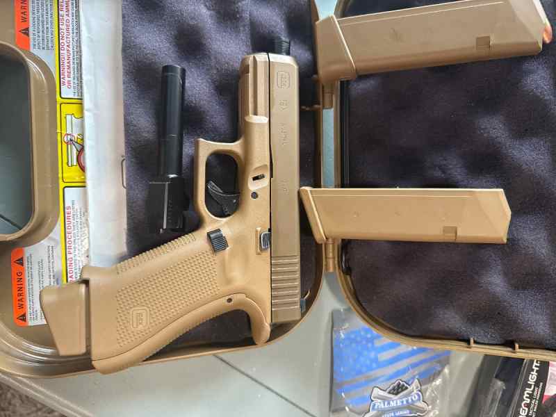 Glock 19x non mos 3 mags original all plus tb