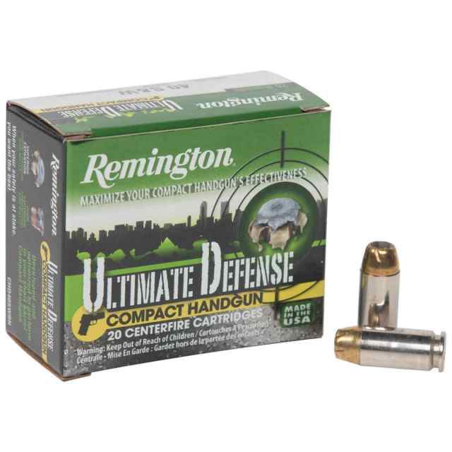 Remington Ultimate Defense 380 ACP 102 Grain JHP