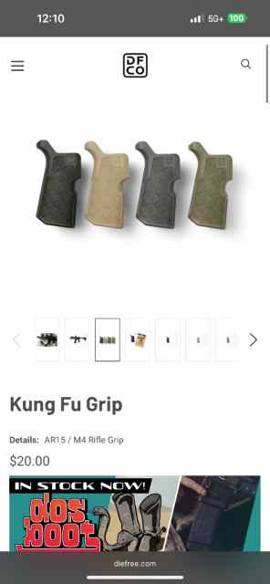 Die free co Kung fu grip