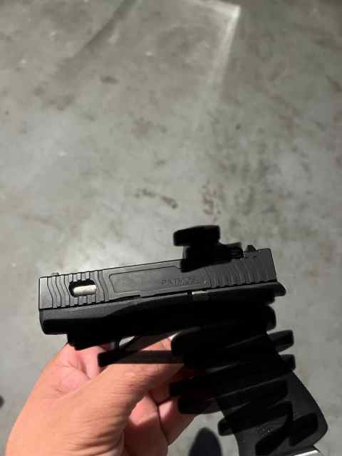 Glock 43x Ported stripped Slide and Barrel 
