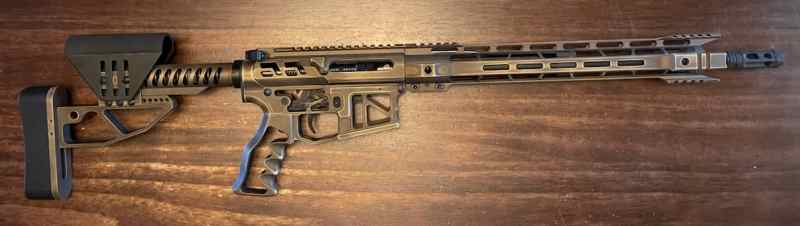 Fully Skeletonized AR-15 - Custom Cerakote - New 