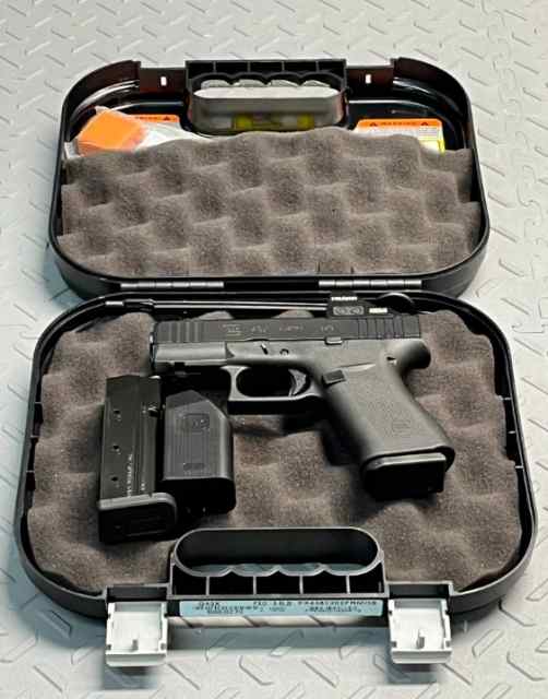 Glock 43X MOS 9mm Pistol, (1)-10 Rd (1)-15 Rd