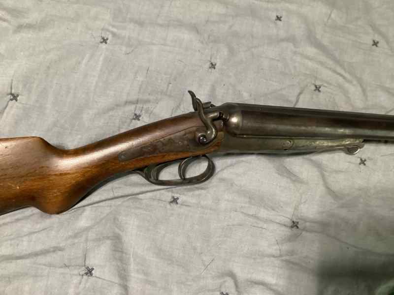 Antique SxS hammer shotgun