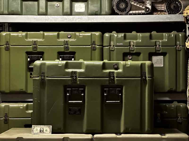 MILITARY PELICAN HARDIGG STORAGE CASE 392324