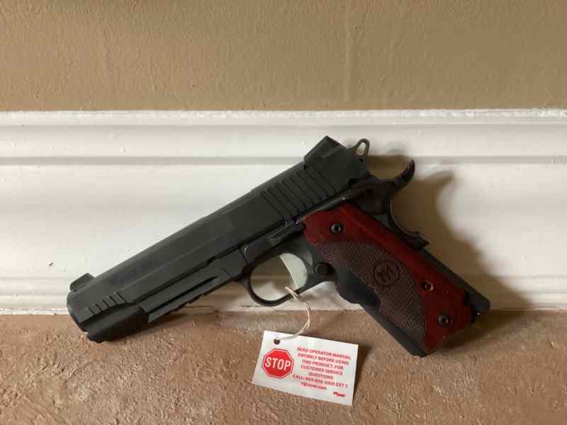 Sig Sauer 1911 w/ Crimson Trace grips never fired