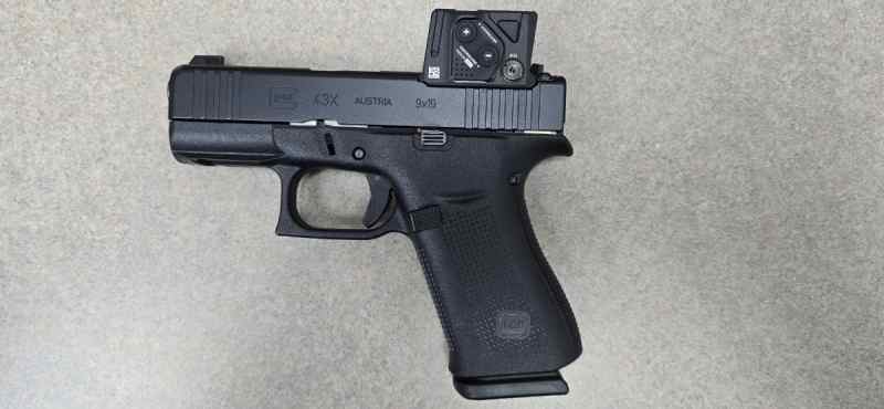 GLOCK 43X M.O.S Aimpoint COA Optic Mounted