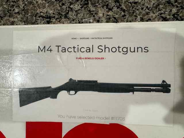 Benelli M4 11703 12 Ga NIB FT 