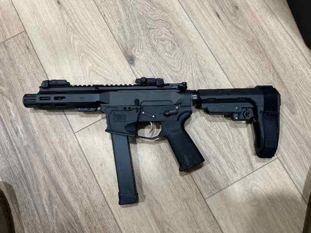 AR15 9mm pistol 4.5” barrel