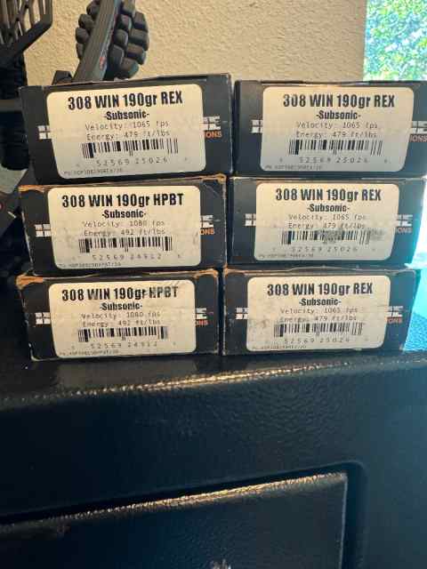 308 house of Payne Subsonic 100ish rounds