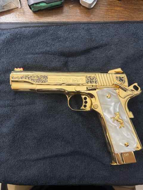 Colt Competition 38 Super 24k Gold