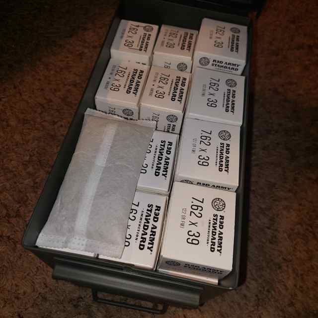 1000rds Red Army Standard 7.62x39