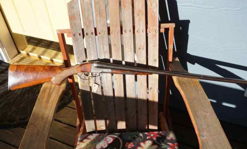Ansley AH Fox SxS 12 Gauge 28 Inch w/ Leather Case
