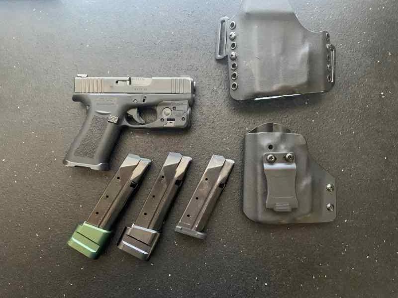 Glock 43X UPGRADED + 3 Shield Mags
