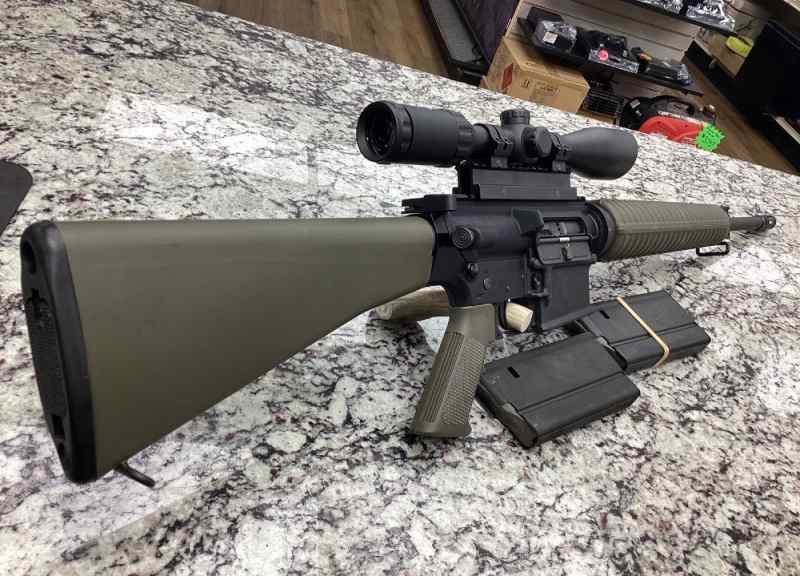 Armalite ar-10 w/ scope &amp; extra mag