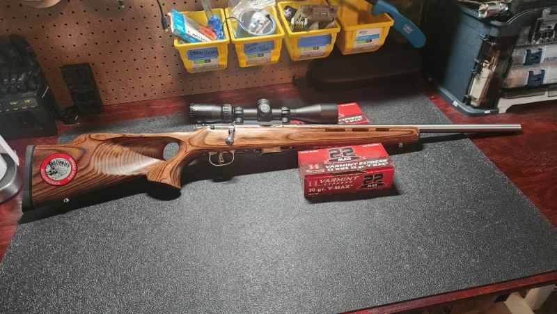 Savage 22 winmag.  Includes scope &amp; ammo