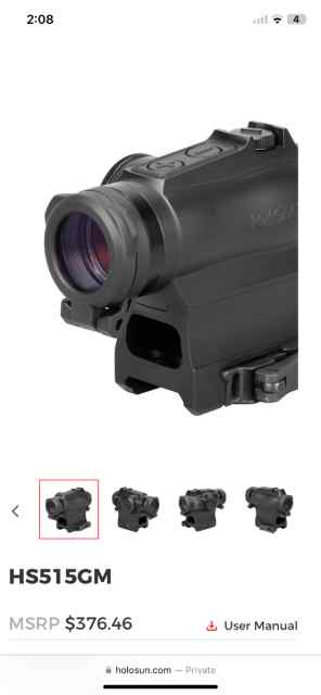 Holosun optic 