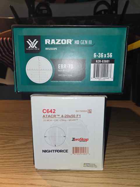 Nightforce vortex scopes