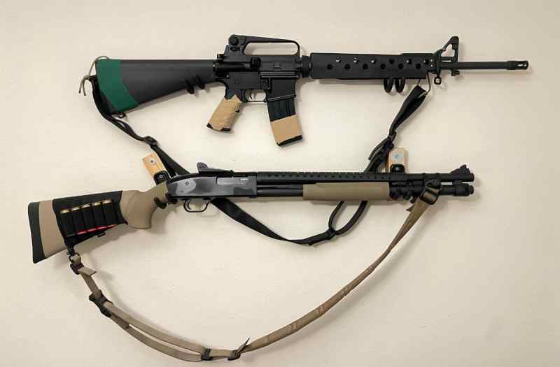Mossberg 590 Retrograde with LOTS of accessories