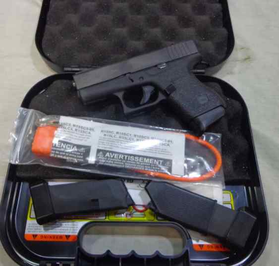 Glock 43 G43, 9mm, w/upgrades like new