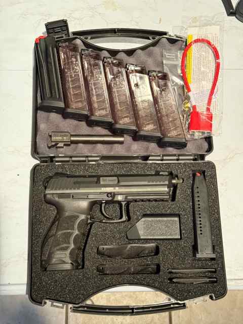 Hk P30L V1 with Threaded Barrel and extras $950