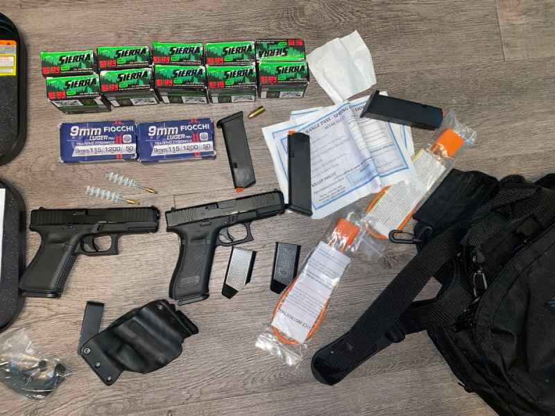 Glock 45 9x19 , Glock 19 gen 5 9x19, bullets lots 
