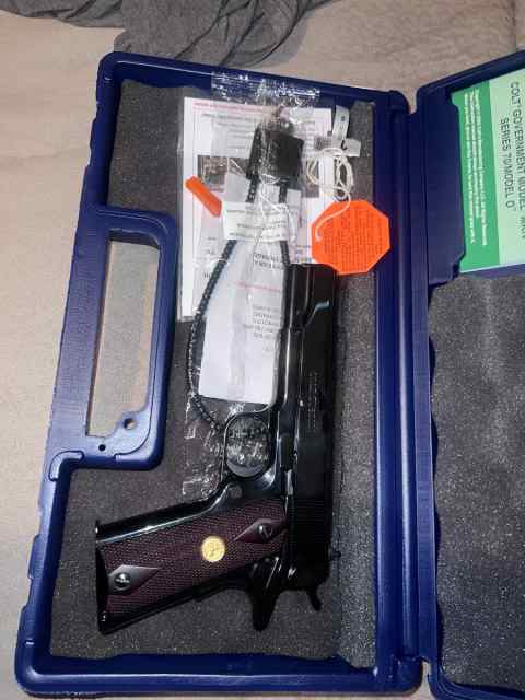 Colt classic royal blue custom shop 