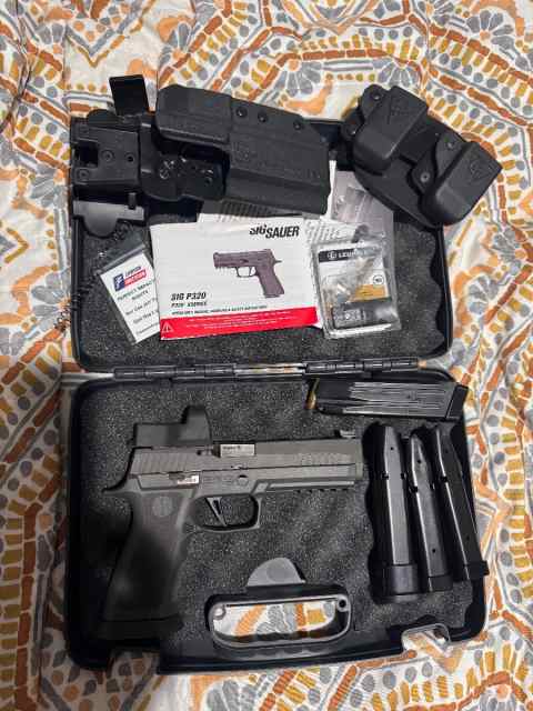 Sig x5 legion 9mm with extras