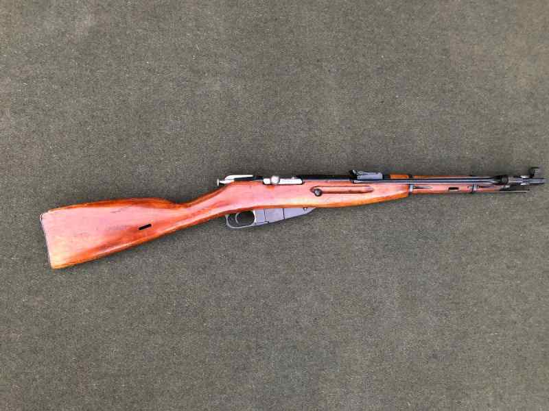 M44 mosin nonrefurbished matching Orig stock marks